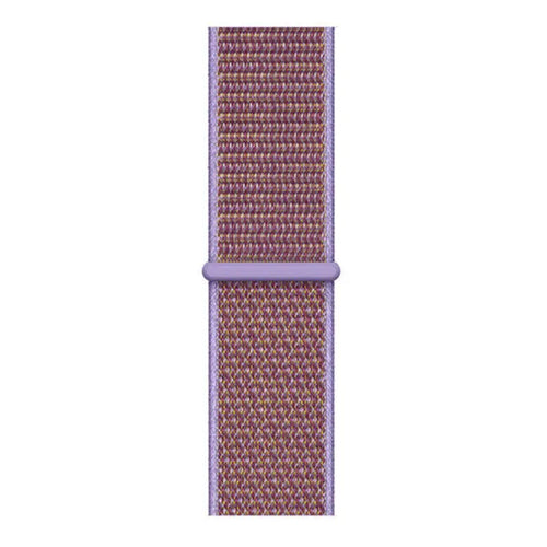 Nylon Strap, purple, laid flat, joined, direct top view