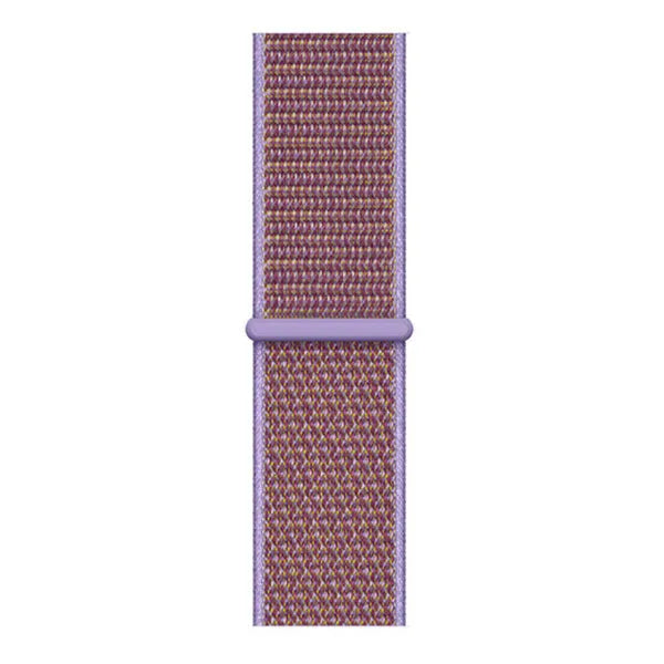 Nylon Strap, lilac, laid flat, joined, direct top view