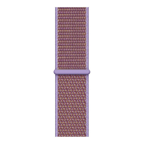 Nylon Strap, purple, laid flat, joined, direct top view