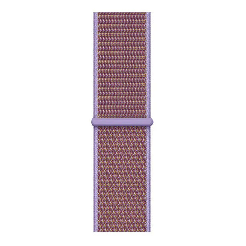Nylon Strap, lilac, laid flat, joined, direct top view