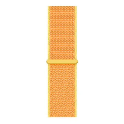 Nylon Strap, light yellow, laid flat, joined, direct top view