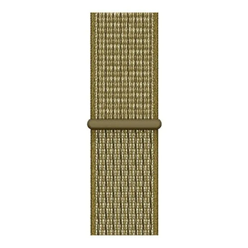 Nylon Strap, olive, laid flat, joined, direct top view