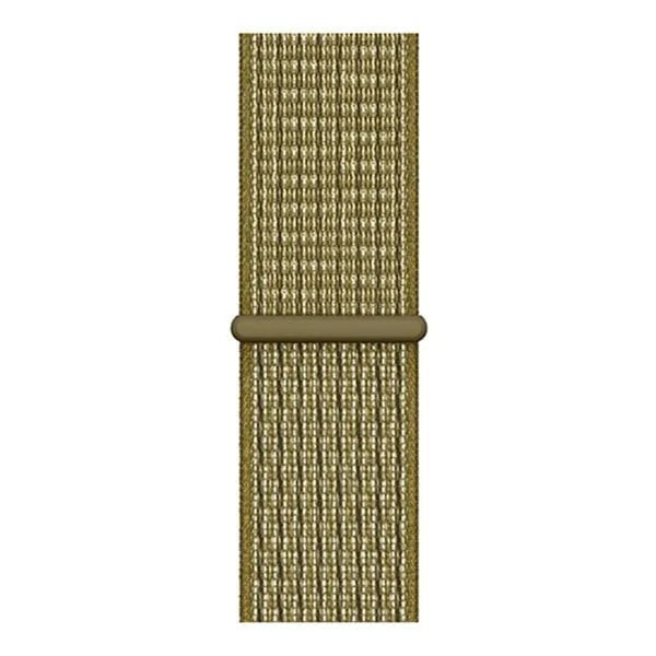Nylon Strap, olive, laid flat, joined, direct top view