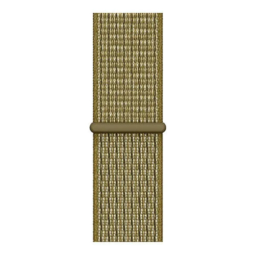 Nylon Strap, olive, laid flat, joined, direct top view
