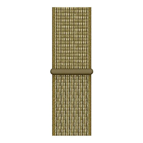 Nylon Strap, olive, laid flat, joined, direct top view
