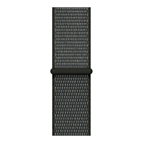 Nylon Strap, green, laid flat, joined, direct top view