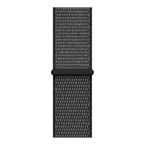 Nylon Strap, green, laid flat, joined, direct top view