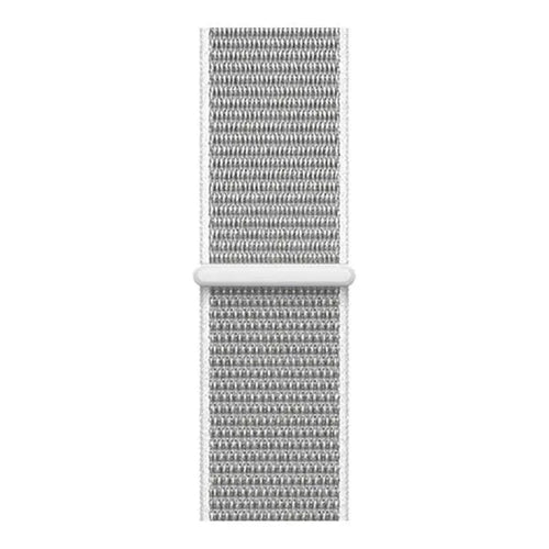 Nylon Strap, seashell, laid flat, joined, direct top view