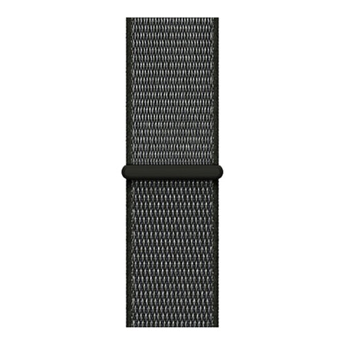 Nylon Strap, green, laid flat, joined, direct top view