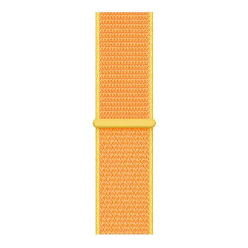 Nylon Strap, light yellow, laid flat, joined, direct top view