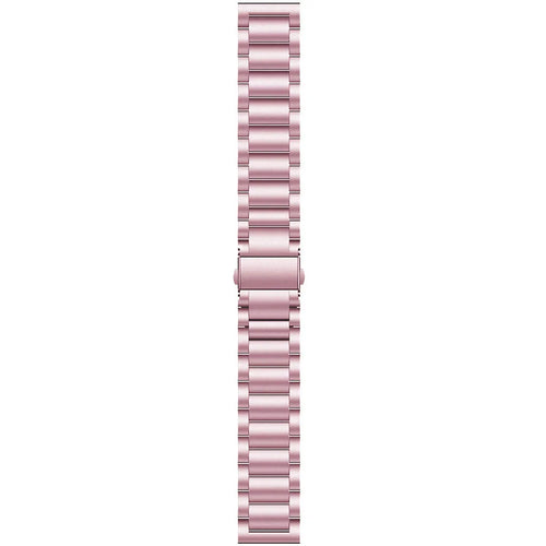 Steel Strap, pink, laid flat, joined, direct top view