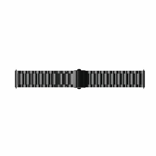 Steel Strap, black, laid flat, joined, direct top view