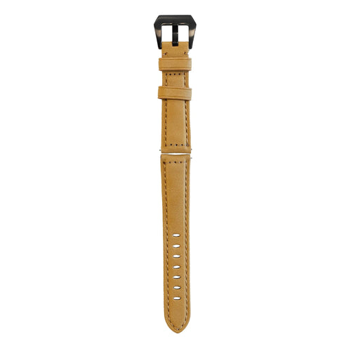 Polar Grit X Pro Leather Strap (Beige)