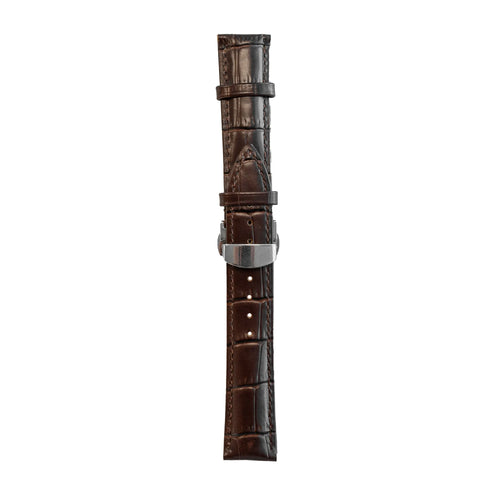 Amazfit GTS 4 Luxury Leather Strap (Dark Brown)
