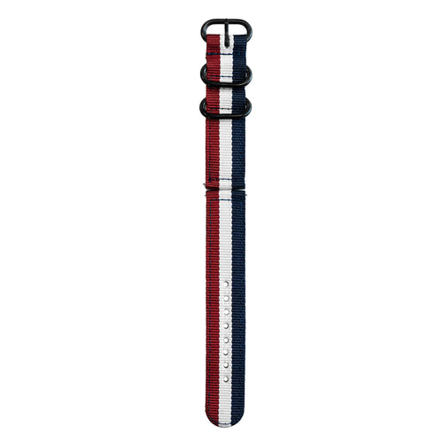 Nylon Buckle Strap, laid flat, joined, direct top view