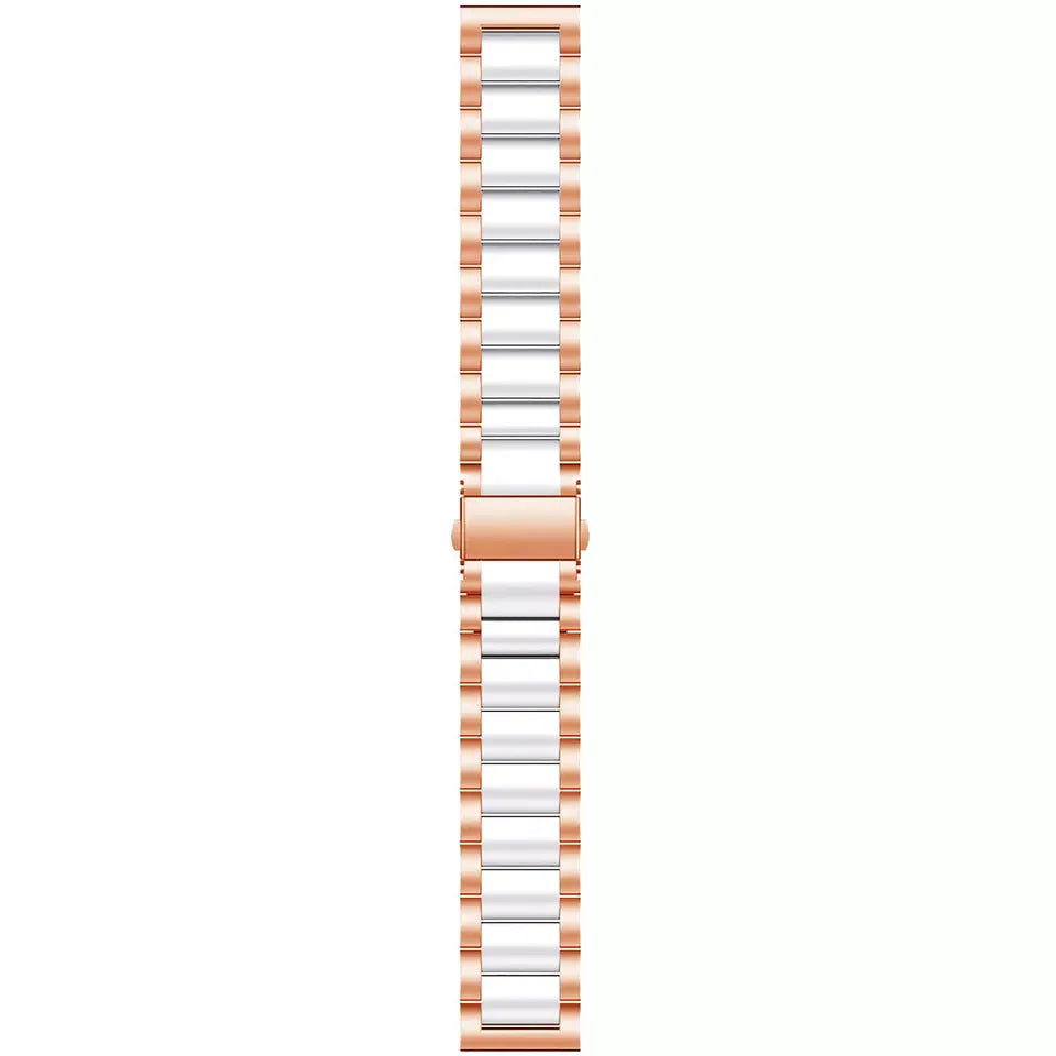 Coros Apex 2 Steel Strap (Rose Gold/White)