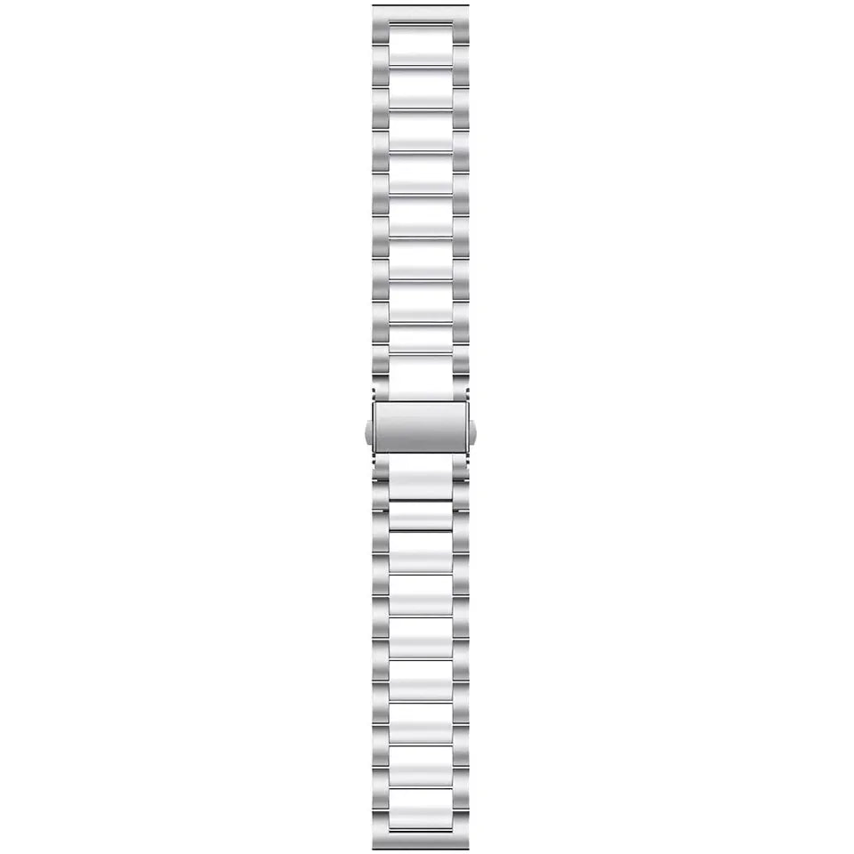 Coros Pace 2 Steel Strap (Silver/White)