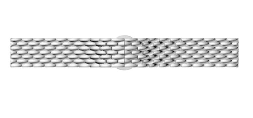 Suunto Nautic S Steel Dragon Strap (Silver)