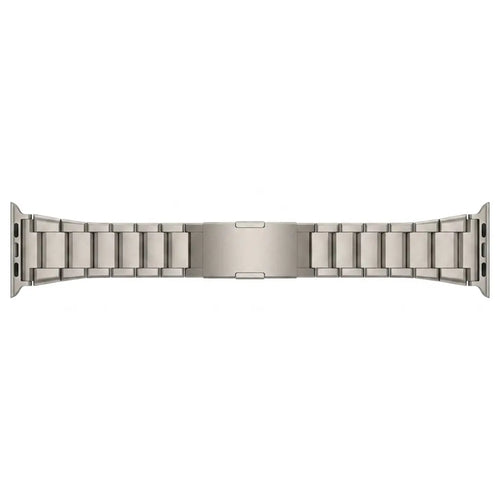 Refined Titanium Strap, laid flat, joined, direct top view