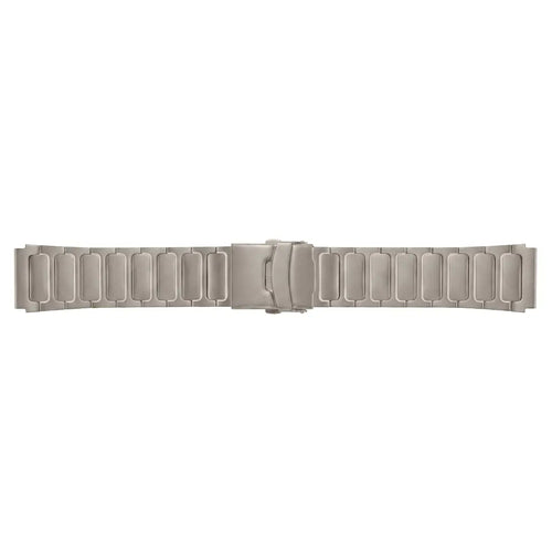 Turtle Titanium Strap, laid flat, joined, direct top view
