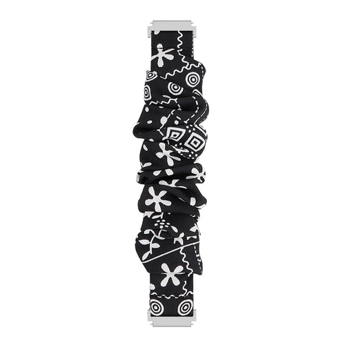 Samsung Galaxy Watch FE Scrunchie Strap (Black Mix)