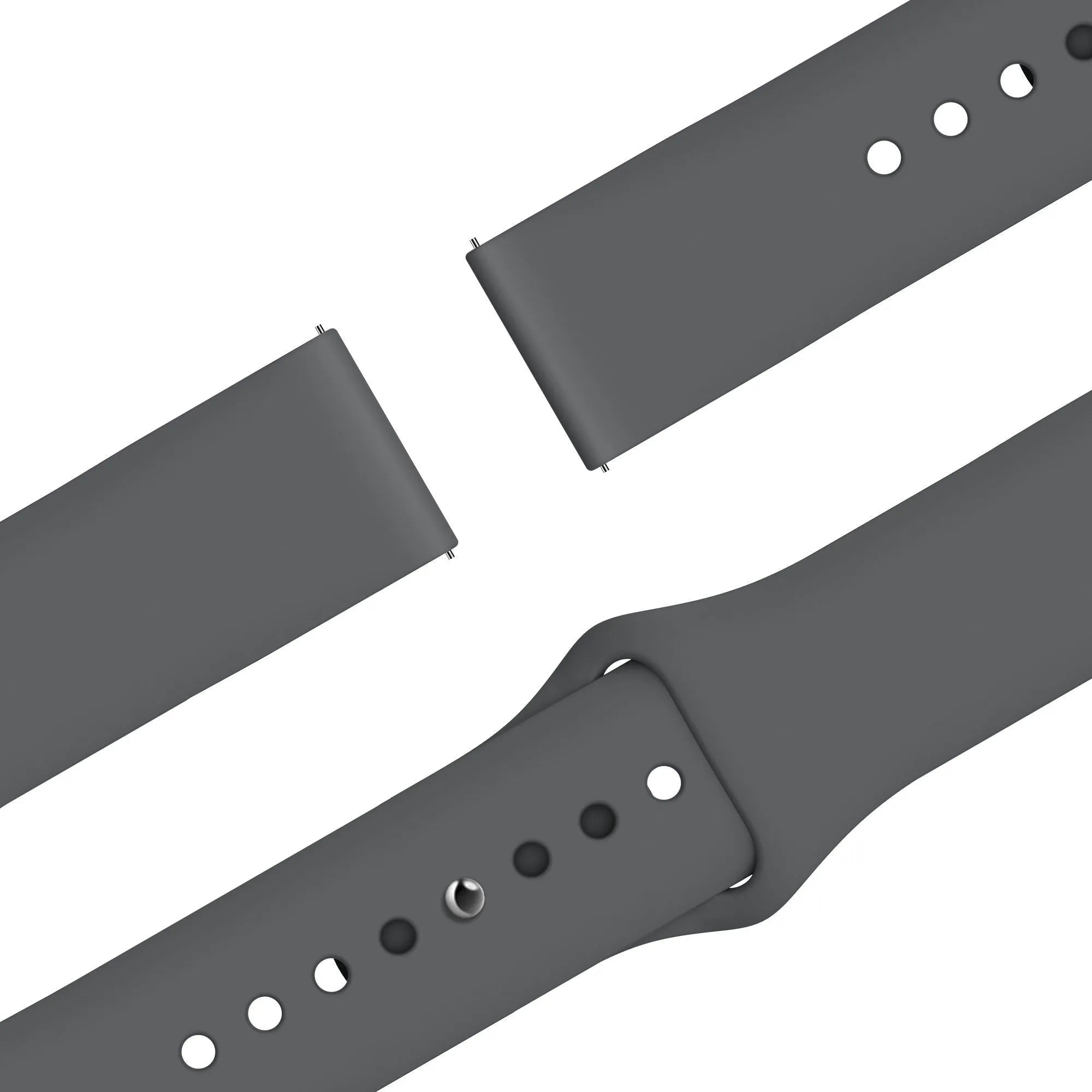 Bandz Polar Grit X2 Pro Sport Strap 'Easy Fit' (Grey)