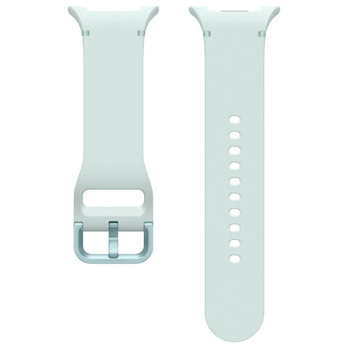 Silicone Sport Strap, laid flat, separate parts, top and underside view
