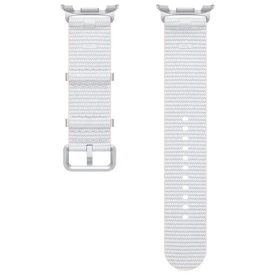 Nylon Fabric Strap, laid flat, separate parts, top and underside view