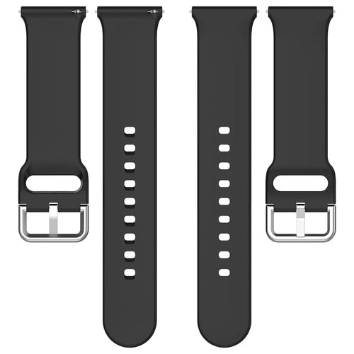 Coros Apex 4 - 46mm Silicone Buckle Strap (Black)