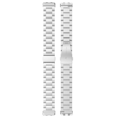 Steel Strap, laid flat, separate parts, top and underside view