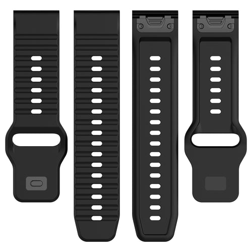 Garmin Fenix 8 Pro - 51mm Outdoor Silicone Strap (Black)