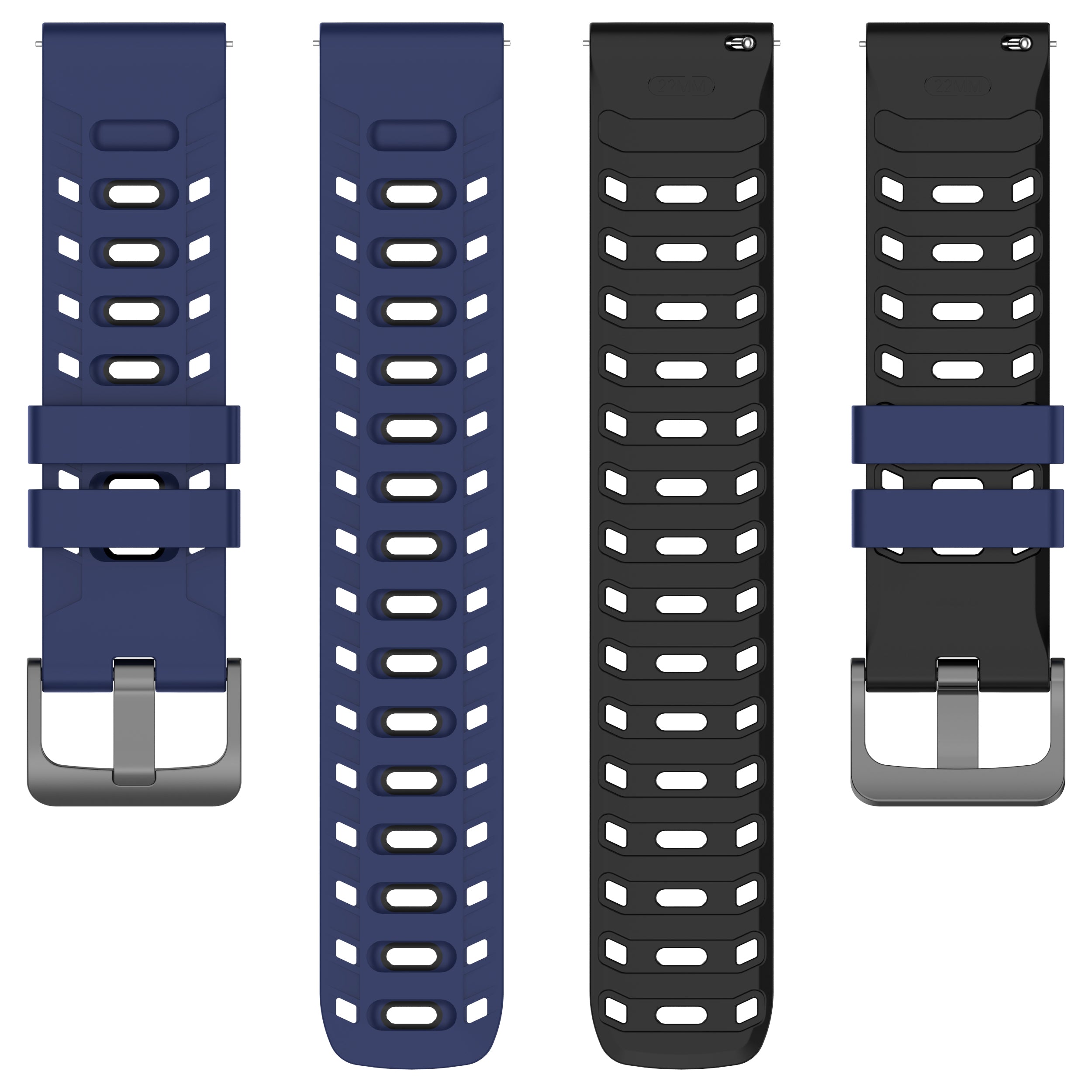 Amazfit Bip 6 Mecha Sport Strap (Blue/Black)