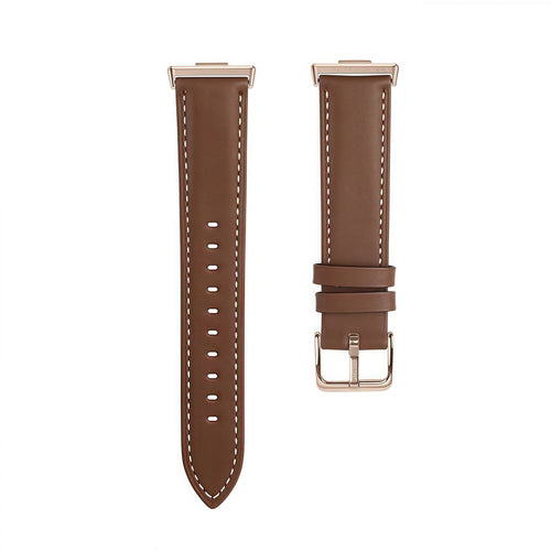 Huawei Watch Fit 4 Pro Leather Strap (Brown)