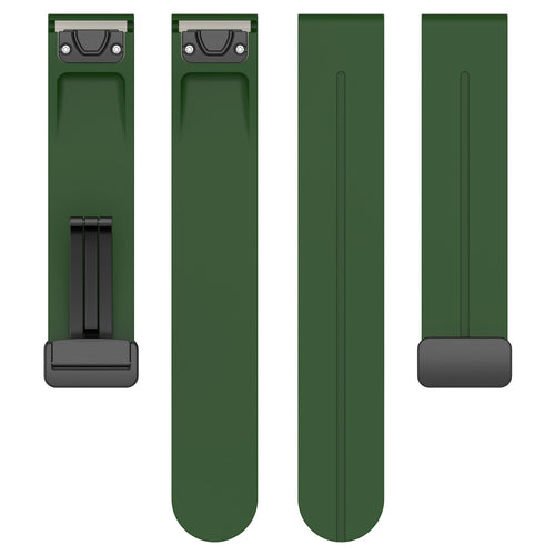 Garmin D2 Mach 1 D-Buckle Silicone Strap (Army Green)