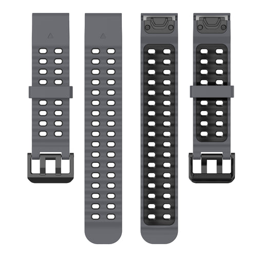 Garmin Epix Gen 2 Wave Sport Strap (Dark Grey/Black)