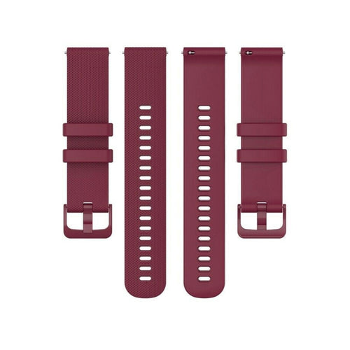 Huawei Watch GT Runner Premium Silicone Strap (Dark Red)