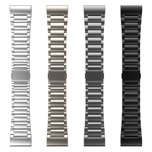 Magnetic Titanium Strap, laid flat, separate parts, top and underside view
