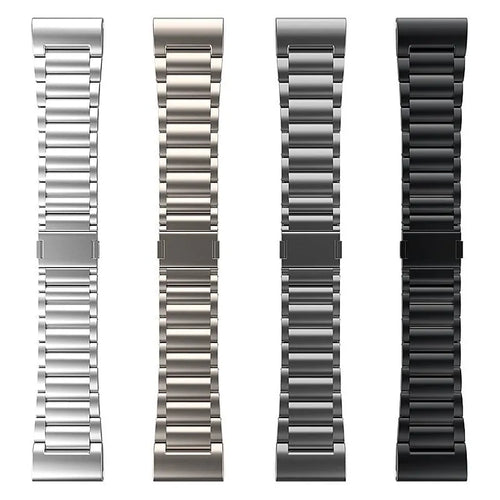 Magnetic Titanium Strap, laid flat, separate parts, top and underside view