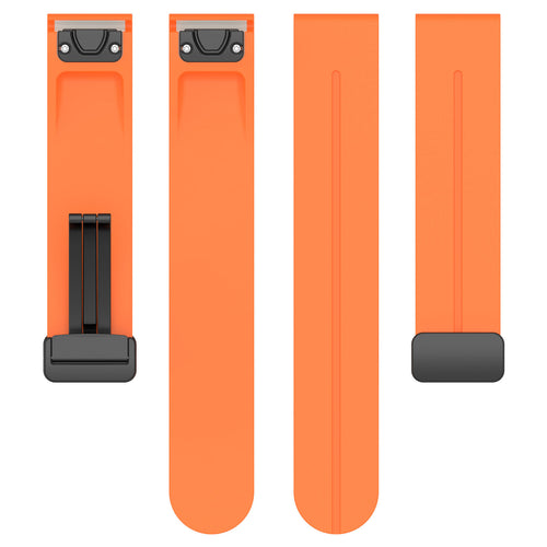 Garmin D2 Delta D-Buckle Silicone Strap (Orange)