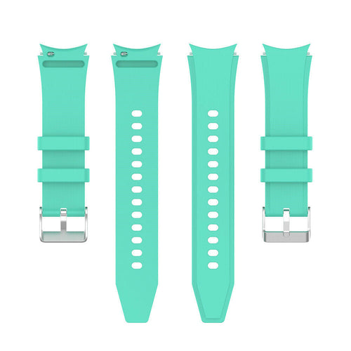 Silicone Strap 'Perfect Fit', laid flat, separate parts, top and underside view