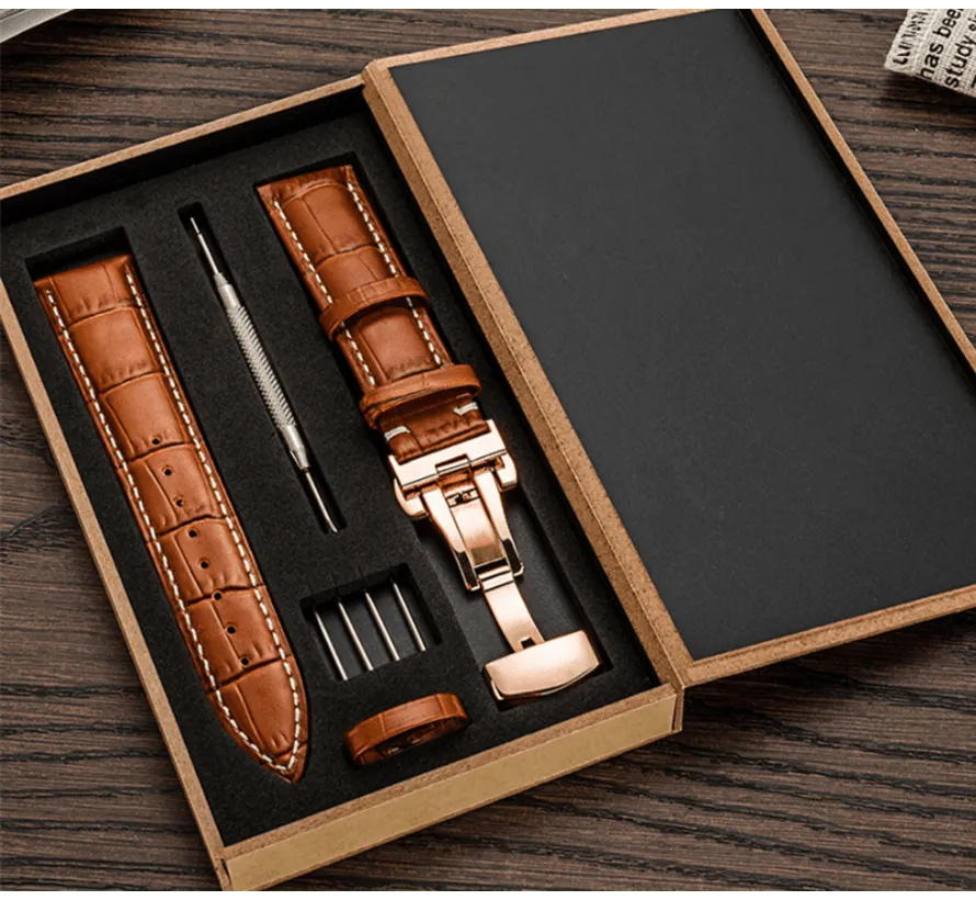 Withings ScanWatch 2 - 42mm Luxury Leather Strap (Brown)
