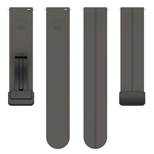 Amazfit Bip 3 (Pro) D-Buckle Silicone Strap (Dark Grey)