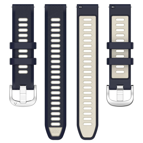 Coros Apex 42mm Sport Strap With Buckle (Dark Blue/Beige)
