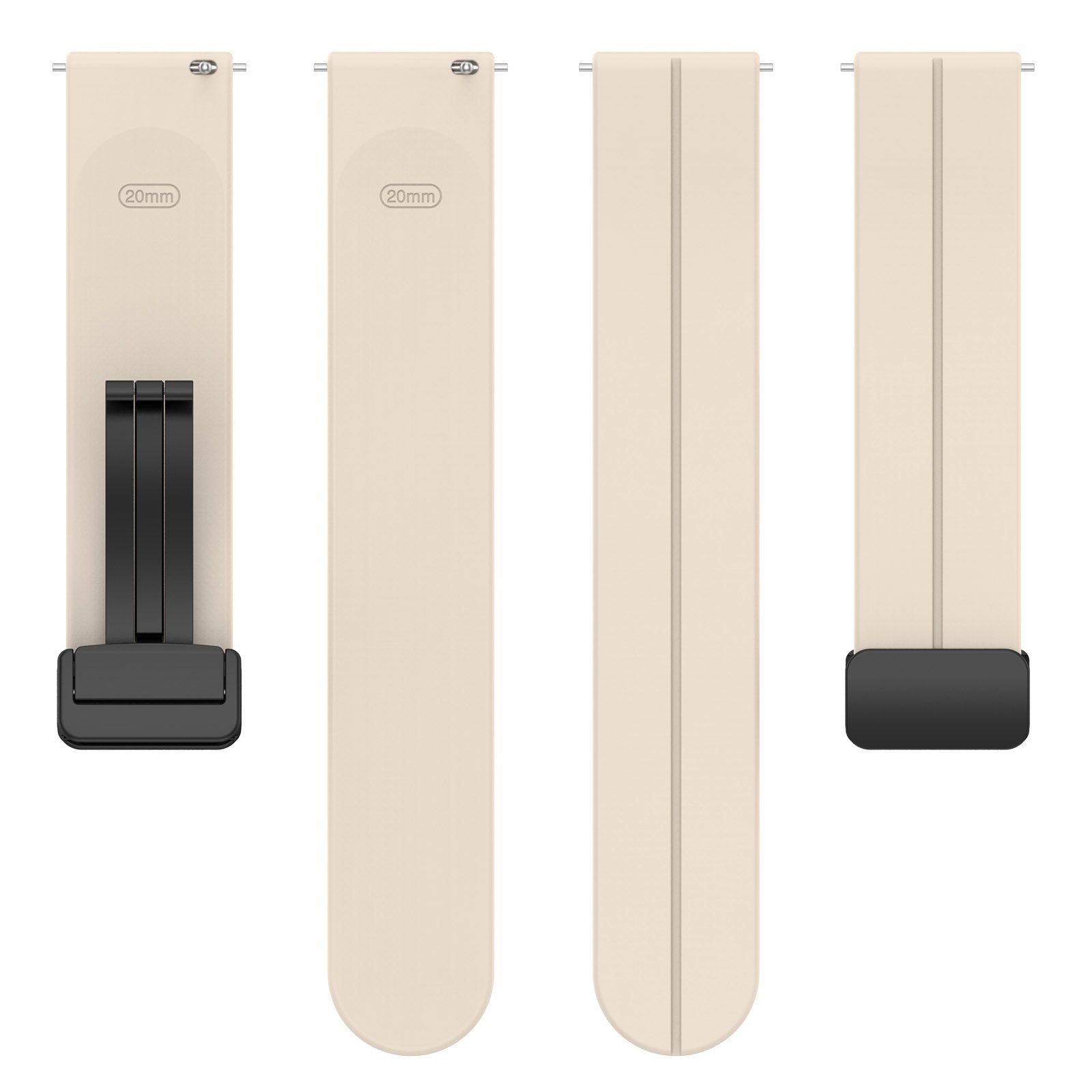 Amazfit Active D-Buckle Silicone Strap (Starlight)