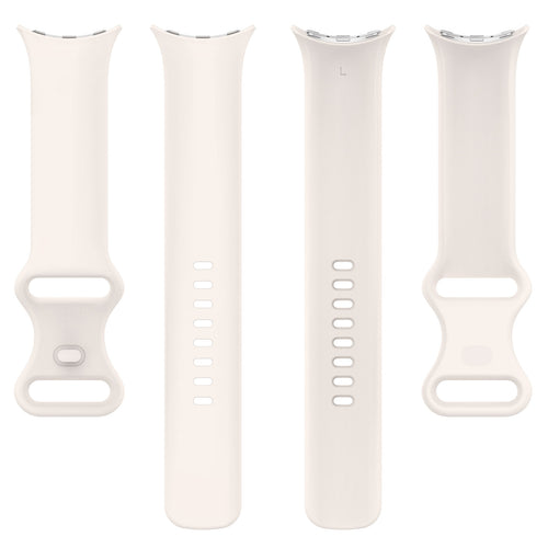 Google Pixel Watch 4 - 41mm Silicone Classic Strap (Sand White)