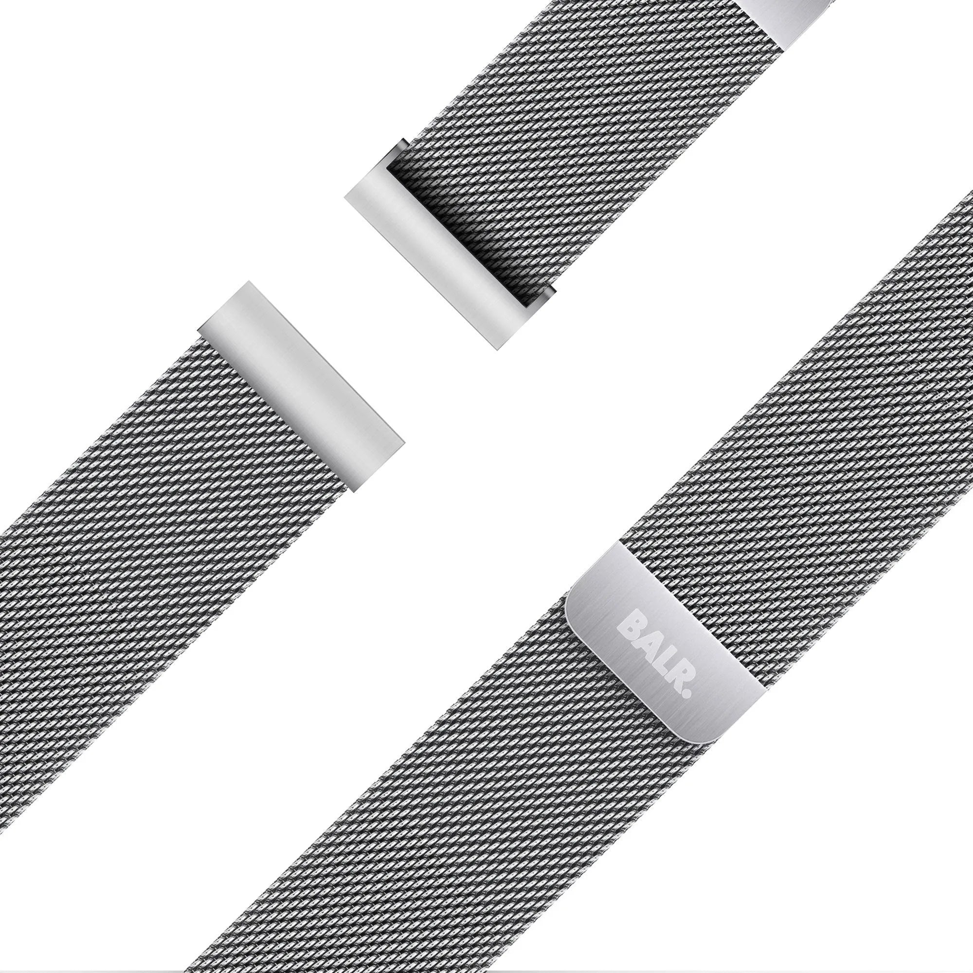 BALR Polar Vantage M Milanese Strap (Silver)