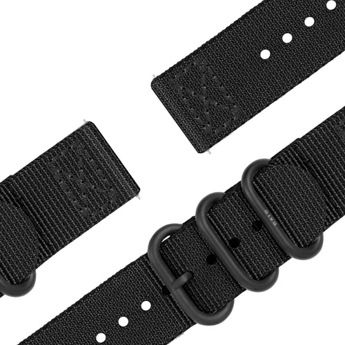 BALR Fossil Gen 5e 44mm Nylon Strap with Buckle (Black)