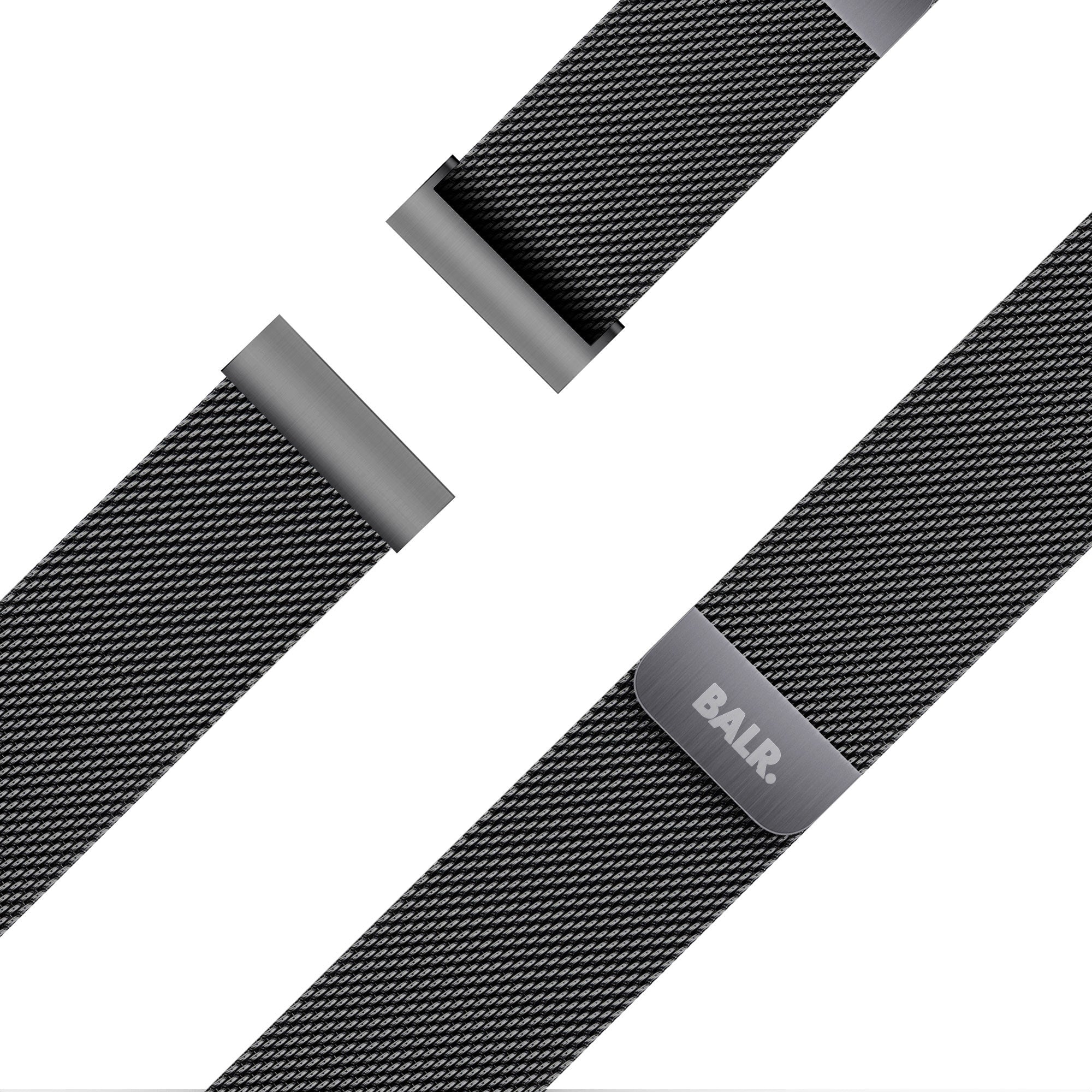 BALR Samsung Galaxy Watch 46mm Milanese Strap (Black)
