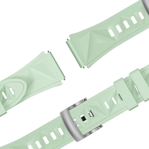 Bandz Fossil Gen 6 - 42mm Silicone Strap 'Easy Fit' (Light Green)