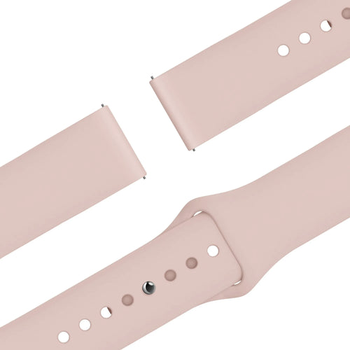 Bandz Fossil Gen 5e - 42mm Sport Strap 'Easy Fit' (Light Pink)